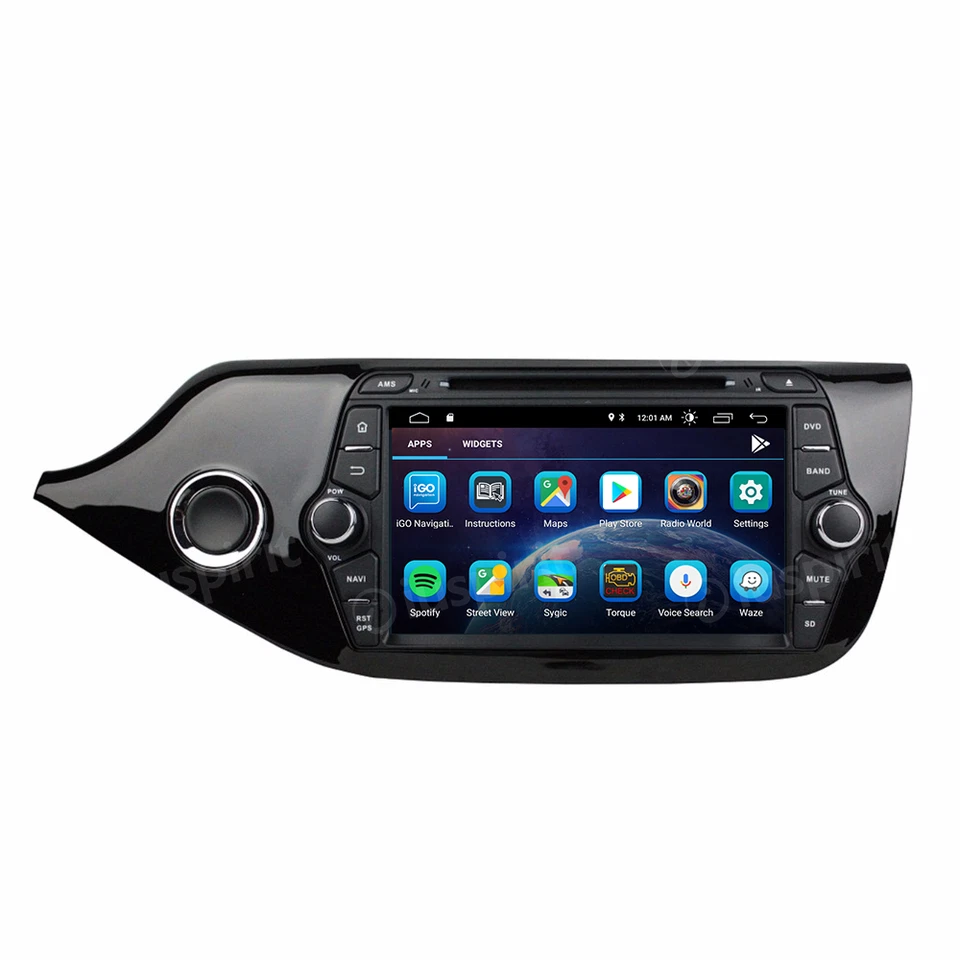 ANDROID autoradio 2 DIN navigatore per Kia Ceed Cee'd 2012-2016 GPS DVD USB SD W - Immagine 1 di 1