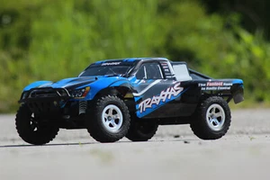 Traxxas 58024 BLUE R Slash blau RTR ohne Akku/Lader Auto RC NEU OVP 1:10 - Bild 1 von 17