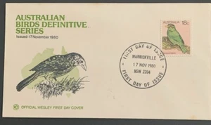 Australian FDC WCS 1980 Australian Birds Definitive Series - Picture 1 of 4