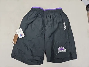 Vintage Starter Colorado Rockies Baseball Shorts Size Large Embroidered NWT's - Picture 1 of 5