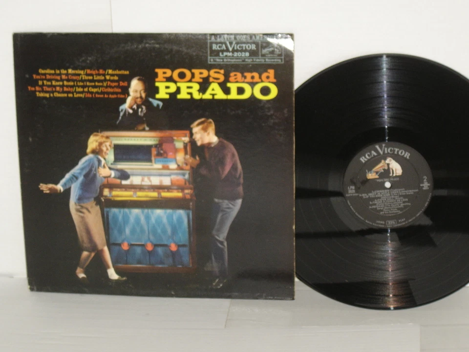 PEREZ PRADO Pops And Prado LP 1959 RCA Victor LPM 2028 Latin Jazz Vinyl - Image 1 of 1