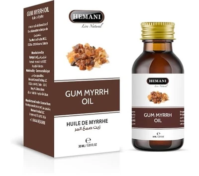 Aceite de mirra de goma Hemani 30 ml promueve la relajación y el bienestar هيماني زيت صمغ المر ٣٠ مل Foto 1 de 4