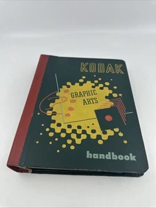 Vintage Used 1951 Eastman Kodak Graphic Arts Art Handbook Book Spiral Bound - Picture 1 of 5