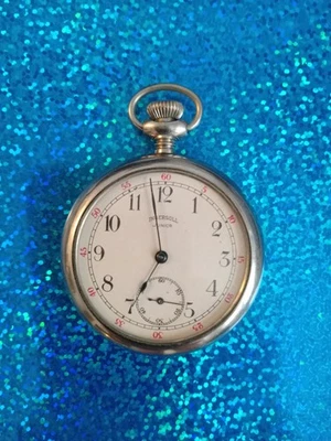 Antique Ingersoll Junior Mechanical Wind Up Pocket Watch, 1 3/4"...Working.. - Image 1 of 4