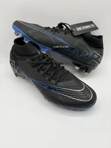 Precio de venta sugerido por el fabricante $160 Botines de fútbol Nike Zoom Mercurial Superfly 9 Pro FG negros para hombre talla 13 - Imagen 1 de 14
