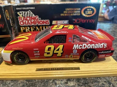 Bill Elliott 97 Racing Champions 1/18 McDonalds #94 JC PENNYS PREMIER GOLD 2 CAR - Image 1 of 4
