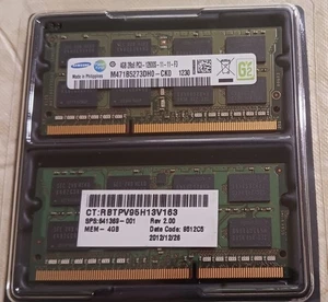 SAMSUNG 8GB [2x4GB] DDR3 SODIMM RAM MEMORY FOR LAPTOP - Afbeelding 1 van 1