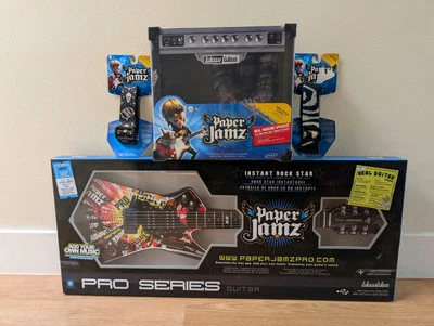 WowWee Paper Jamz Pro Series Set - Guitar + Amplifier + Strap X 2 - BRAND NEW  - Image 1 of 4