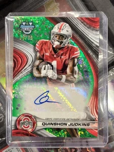 Quinshon Judkins 2024 Bowman Best U Green Diamond Auto /99 Ohio ST BUCKEYES - Bild 1 von 3