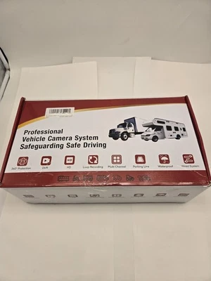 Wired Backup Camera System 5x Cameras 10" HD Monitor 1080p CarPlay Android Auto - Image 1 of 4