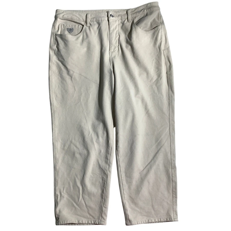 Capris Quacker Factory Dream Jeannes para mujer talla 12 - suave, informal, cómodo Foto 1 de 4