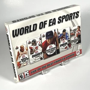 World of EA Sports - NUOVO! Sigillato! 5 pezzi CD-ROM Madden NHL Tiger Woods NASCAR - Foto 1 di 11
