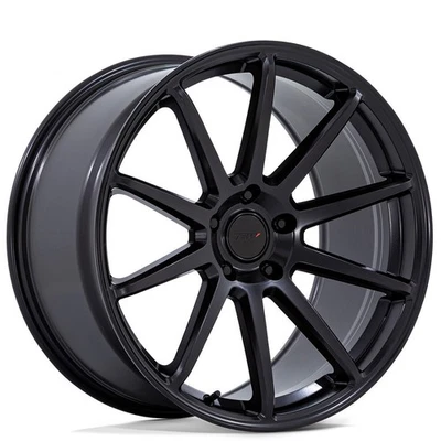 F19x8.5/R19x9.5" Staggered TSW Wheels TW004 Canard Matte Black Flow Formed (S04) - Image 1 of 4