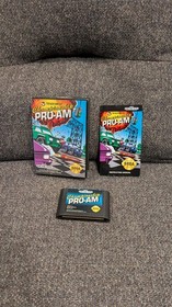Championship Pro-Am (Sega Genesis, 1992) Complete in Box With Manual CIB
