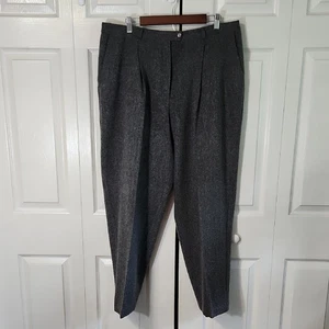 Pantalones de vestir vintage Maggie McNaughton gris 100 % lana talla 18W pantalones forrados - Imagen 1 de 12