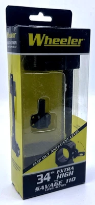 Wheeler 1-Piece Bolt Action Scope Mount Savage 110 Long Action Rifles, 34MM High - Image 1 of 4