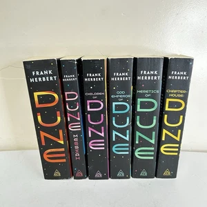 Complete Dune Series Set ( 6 Books ) Dune; Dune Messiah; Children of Dune; G... - Bild 1 von 3