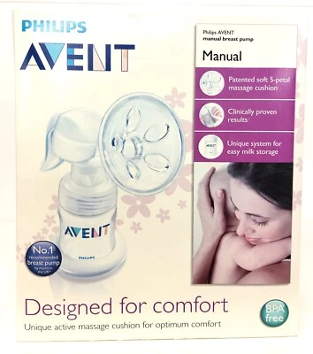 Philips Avent baby feeding breast pump BPA Free Manual Breast Pump with Bottle - Image 1 of 4
