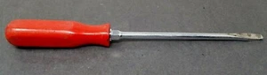 Mac Tools PKRB8A Screwdriver # 3 Straight Very Good No Marks Red Handle Vintage - Picture 1 of 6