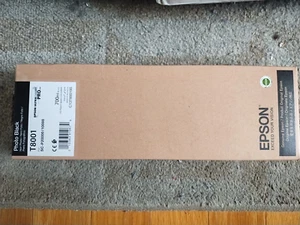 2021 Genuine Epson T8001 Photo Black Ink SureColor SC-P10000 SC-P20000 Sealed - Picture 1 of 1