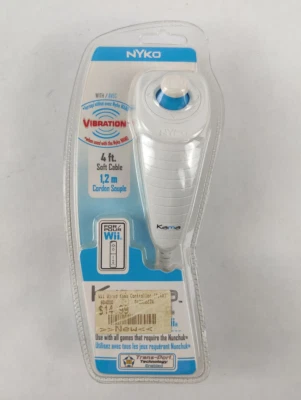 Nyko Kama Wired Nunchuck Controller For Nintendo Wii Vibration *READ* - Image 1 of 4