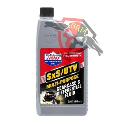 LUCAS OIL Synthetic SxS Multi-Purpose Gearcase and Differential Fluid 946ML