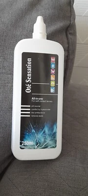 OTE SENSATION Contact lens solution. Oté Sensation x 2 bottles + 2 lens cases