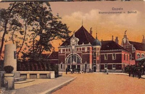 Poland - OPOLE Oppeln - Bismarckdenkmal u. Schloss - Publ. H. L. 984 - Picture 1 of 2
