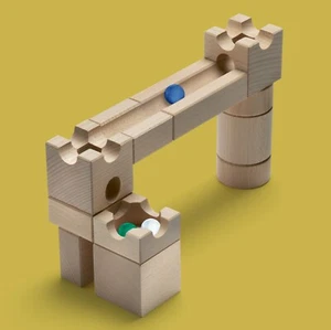 CUBORO MAGNET Extra Set magic bridges toy marbles run system building wood Swiss - Picture 1 of 9