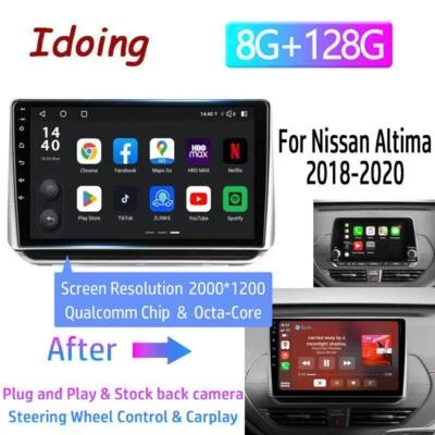 Apple carplay For Nissan Altima 2018 2019 2020 10.1"Android Car Stereo GPS Radio - Image 1 of 4