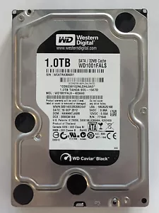 WD1001FALS-403AA0, DCM: HANNNTJABB, SEP 2012, Western Digital 1Tb 3.5" Sata HDD - Imagen 1 de 2