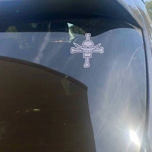 One piece Whitebeard Jolly Roger Vinyl Decals Multi color & size - Picture 1 of 4