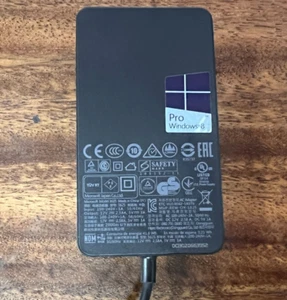 Genuine Microsoft Surface Pro Model 1625 Charger AC Adapter includes power cable - Picture 1 of 3