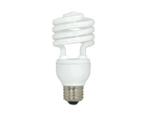 Satco Mini Compact Fluorescent Bulb 18W Soft White S7224 @3 - Picture 1 of 3