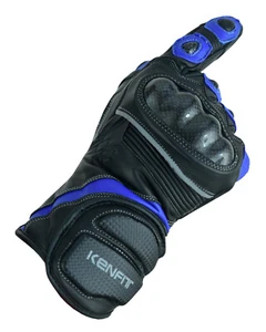 Guanti Moto Invernali Pelle Hipora Unisex Termici Protezione Nocche KENFIT - Foto 1 di 8