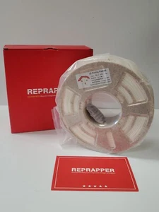 Filamento de impresora 3D PLA blanco RepRapper 1,75 mm (± 0,03 mm) 2,2 lb (1 kg) NUEVO - Imagen 1 de 5