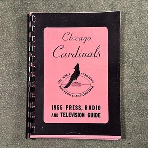 1955 Chicago Cardinals, Nfl Football Team Media Guide Yearbook - Picture 1 of 8