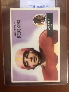 1955 Bowman #45 Gene Brito Nrmt Washington Redskins Rookie RC Set Break Sharp - Picture 1 of 2