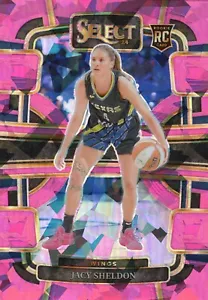 Jacy Sheldon (RC) 2024 Panini WNBA Select Pink Ice Holo #60 - Dallas Wings - Picture 1 of 2