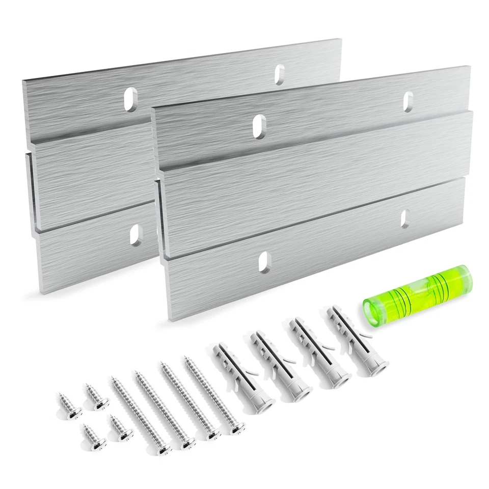 Kit de suspensión de tacos francés 4 pulgadas 2 pares 50 lb Z colgante pesado espejo para cuadros F... Foto 1 de 4