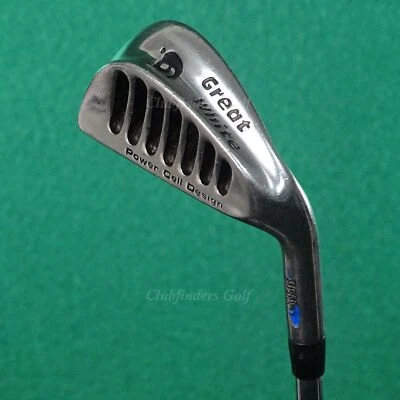Tiger Shark Great White Power Cell Design Single 6 Iron Factory Steel Stiff - Image 1 of 2