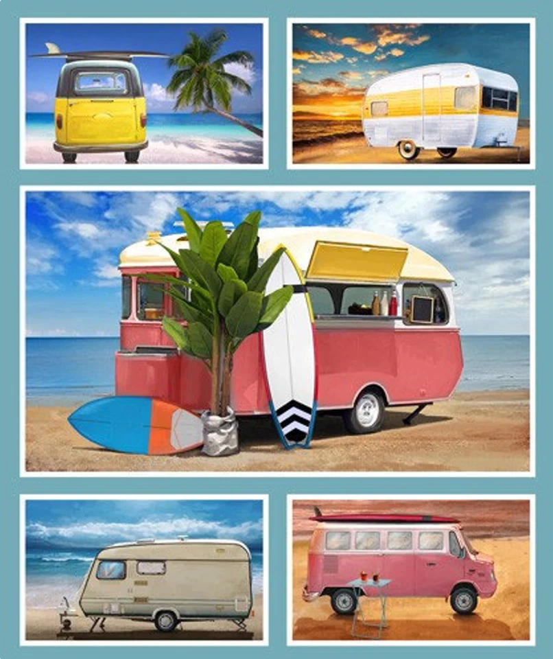 Panel retro para caravana y autocaravana Nutex - 9100/C ideal para acolchado Foto 1 de 1