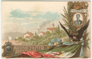 65 REGGIMENTO FANTERIA - Postal de arte militar de Italia temprana - Imagen 1 de 2