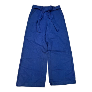 NEW J. Crew Women’s Navy Blue Linen Blend Loose Fit Pants - 0 - Picture 1 of 4