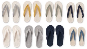 MUJI Cotton Room Sandals And Thongs Select Size From Japan Free Shipping