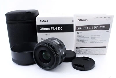 SIGMA 30mm F/1.4 DC HSM Art Prime Lens for Nikon F from JAPAN [N.Mint in Box] - Image 1 of 4