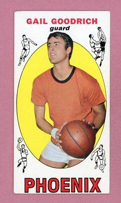 1969-70 Topps #2 Gail Goodrich Phoenix Suns 新秀篮球卡 EX — 第 1/2 张图片