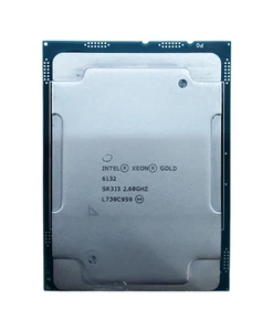 Intel Xeon Gold 6132 @ 2.60GHz SR3J3 14-Core Server CPU Q - Picture 1 of 2