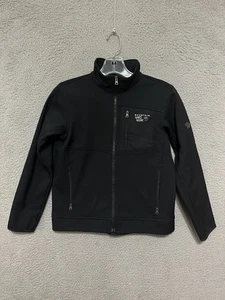 Mountain Hardwear Boys Jacket Size Youth Medium Black Full Zip Kids Polyester - Picture 1 of 5
