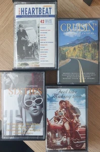 4 x MIXED ARTIST, GENRE & ERA Double Cassette Compilation Albums - Picture 1 of 11